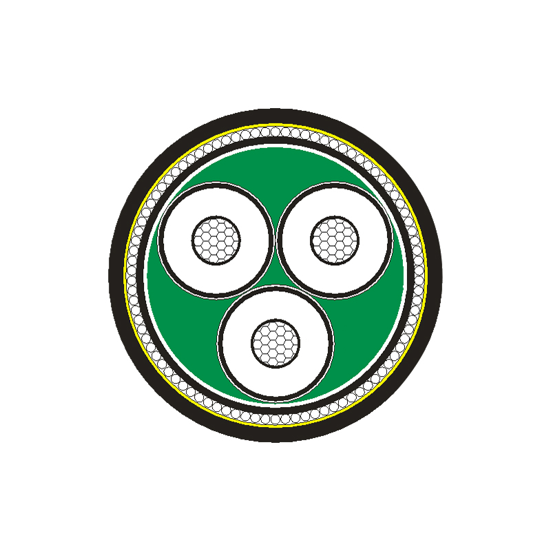 Силовой кабель с изоляцией из сшитого полиэтилена на номинальное напряжение 3,6/6кВ-26/35кВ