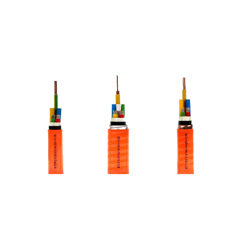 Морщины Гибкие огнеупорные кабели с медной оболочкой